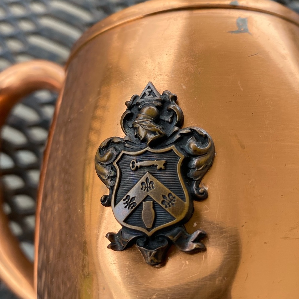 Solid Copper Mug - West Bend Solid Copper Mug Vintage